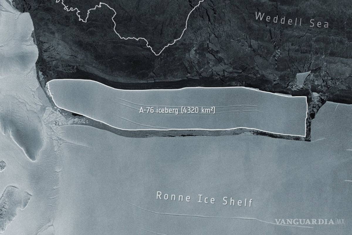 Se desprende el iceberg más grande del mundo