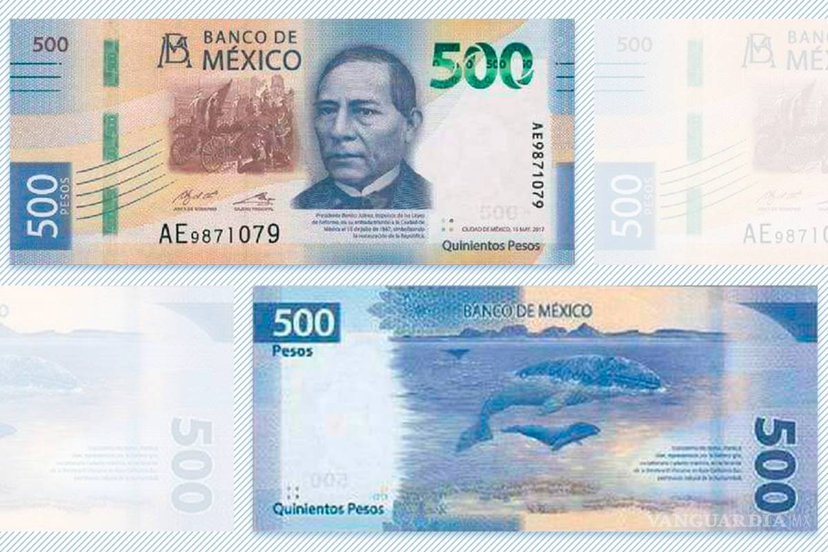 Nuevo billete de 500 tiene estas características de seguridad