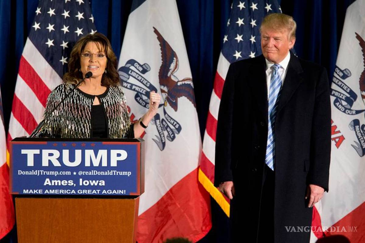 Pide Palin a Trump que no suavice su política migratoria