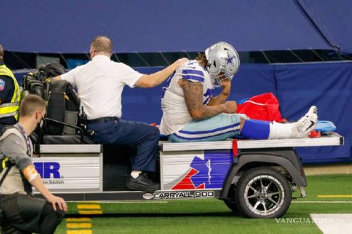 En Cowboys temen posible lesión de ligamentos cruzados de Trysten Hill