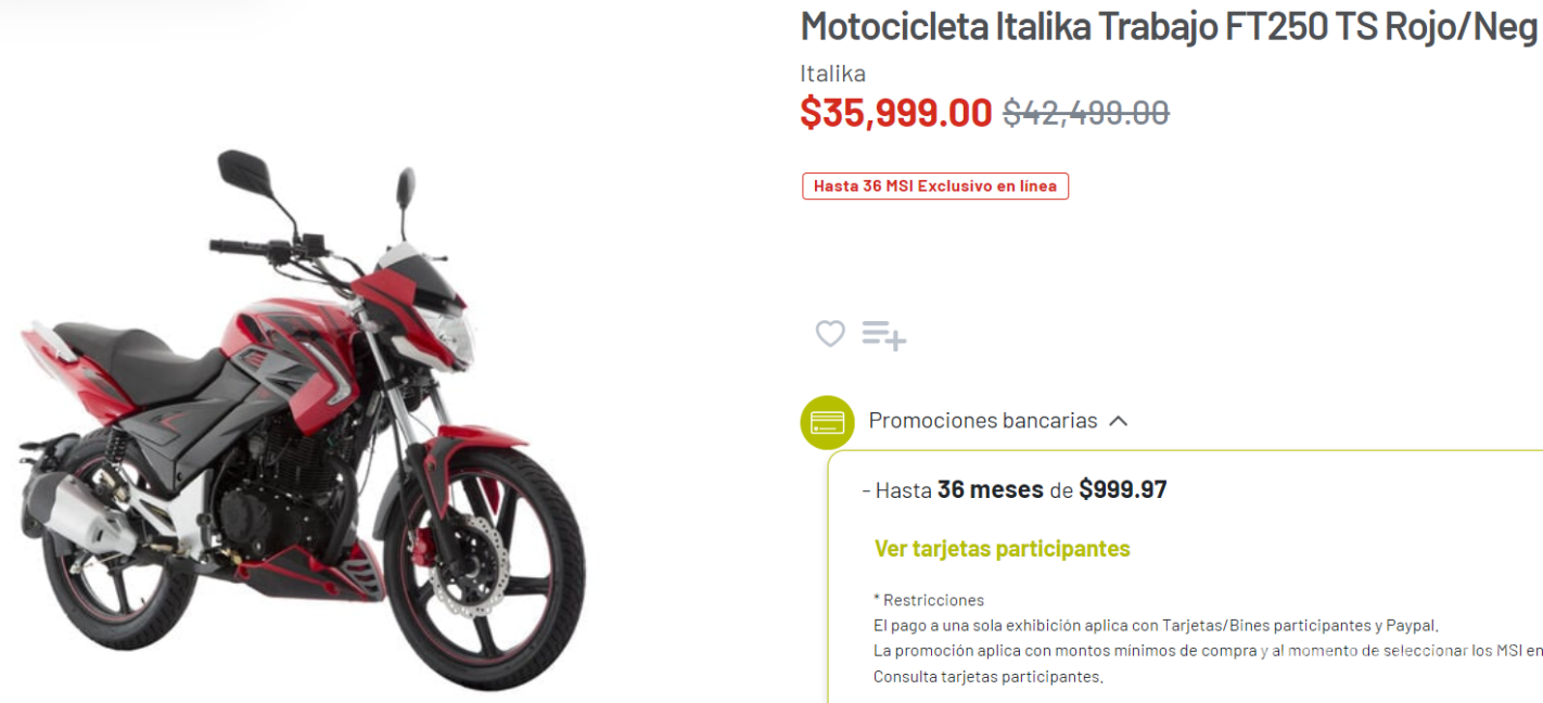 $!Estas son las motocicletas con mejores descuentos de Julio Regalado en Soriana