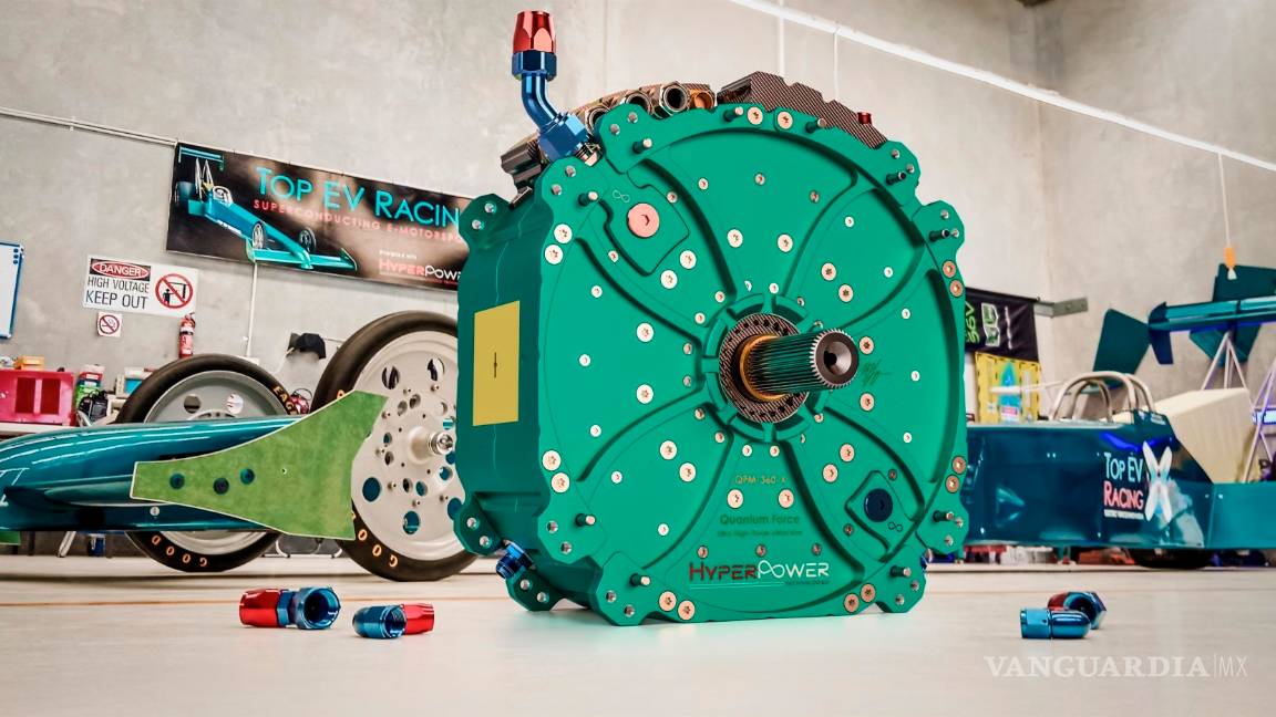 $!El QFM-360-X ”es un supermotor eléctrico que genera mas de mil caballos de fuerza