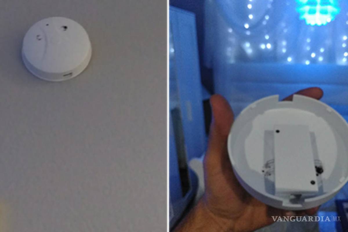 Pareja encuentra cámara en alojamiento de Airbnb en California