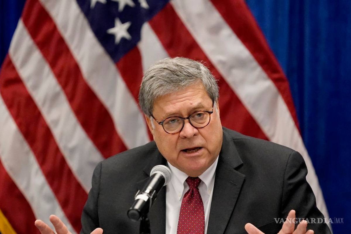 Renuncia el fiscal general de EU, William Barr, confirma Trump