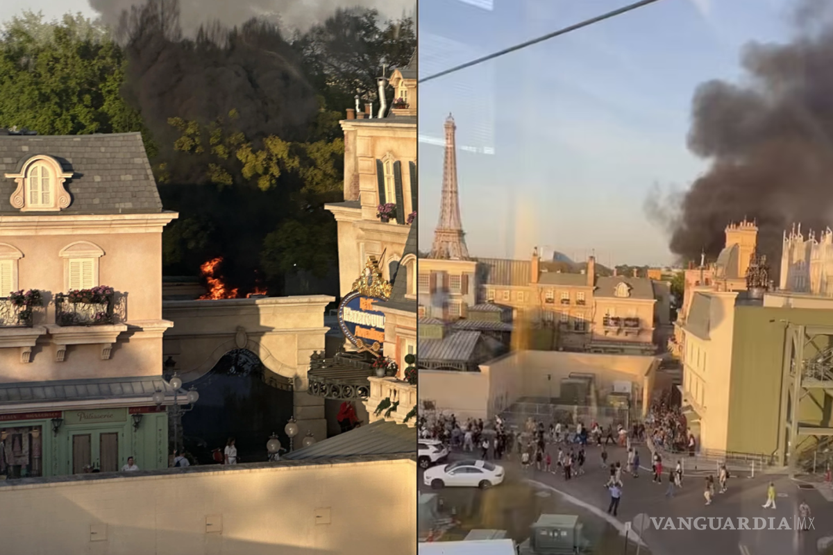 Incendio en Disney World; se difunden fotografías del humo y el fuego por redes sociales