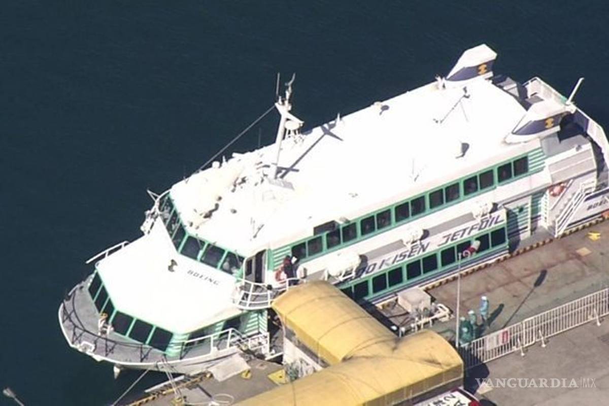 Ferry choca contra ballena en el Mar de Japón, hay más de 80 heridos