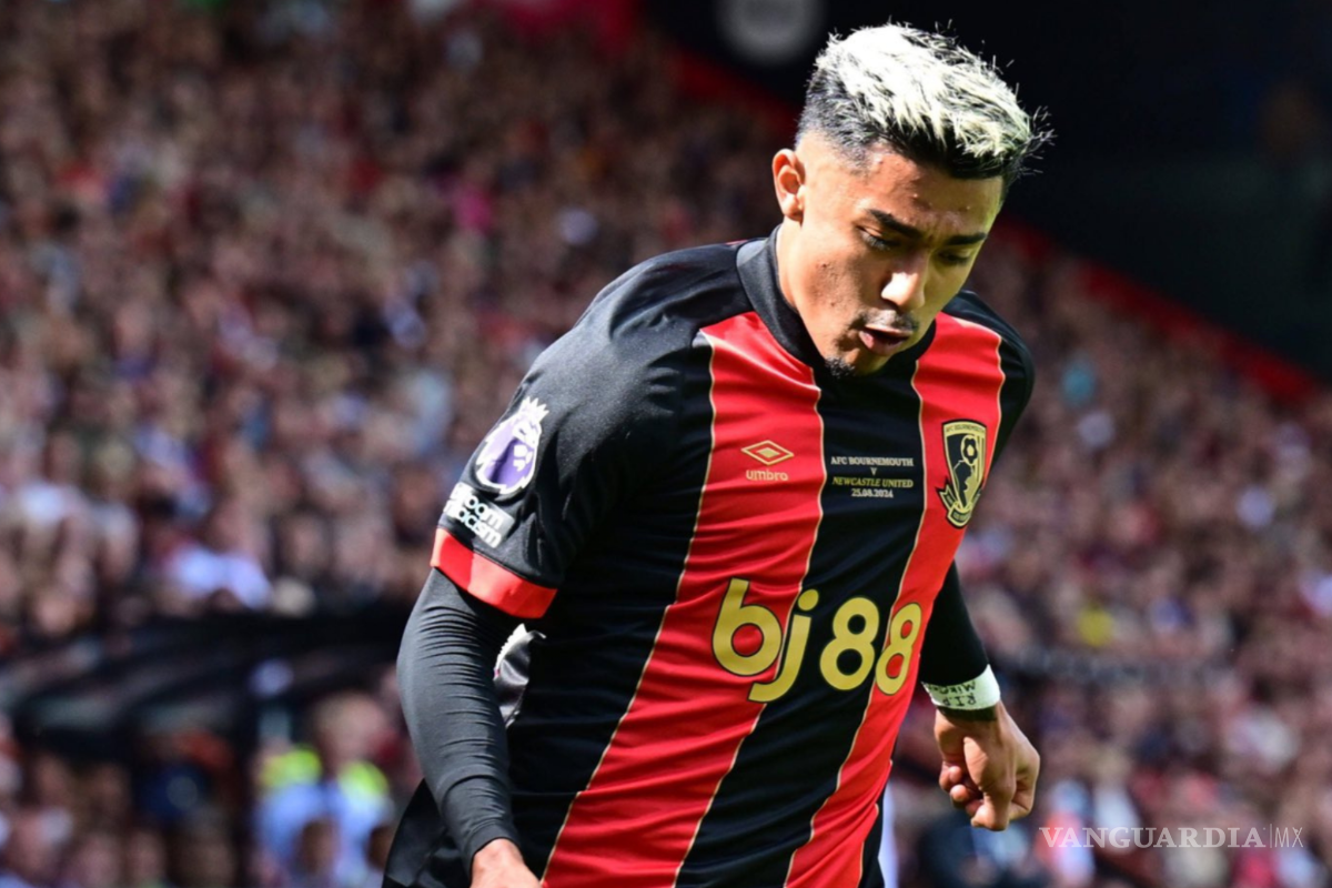 Julián Araujo debuta como titular en la Premier League en empate 1-1 entre Bournemouth y Newcastle