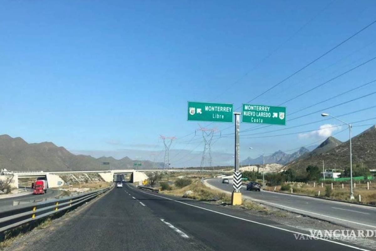 Aumenta este 8 de enero tarifa de la autopista Saltillo-Monterrey; ahora costará 137 pesos