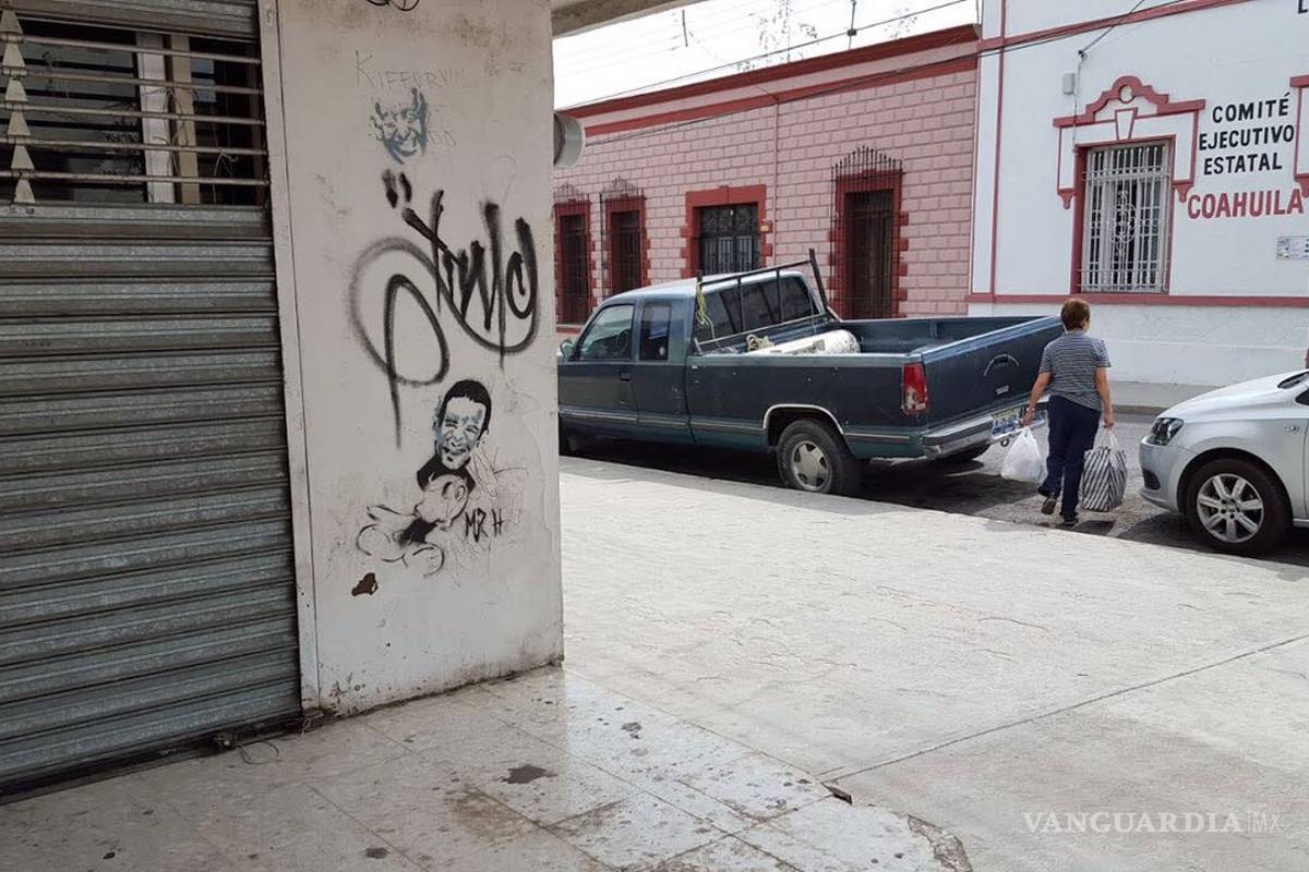 $!Pintan a Humberto Moreira como el “ratón Mickey”