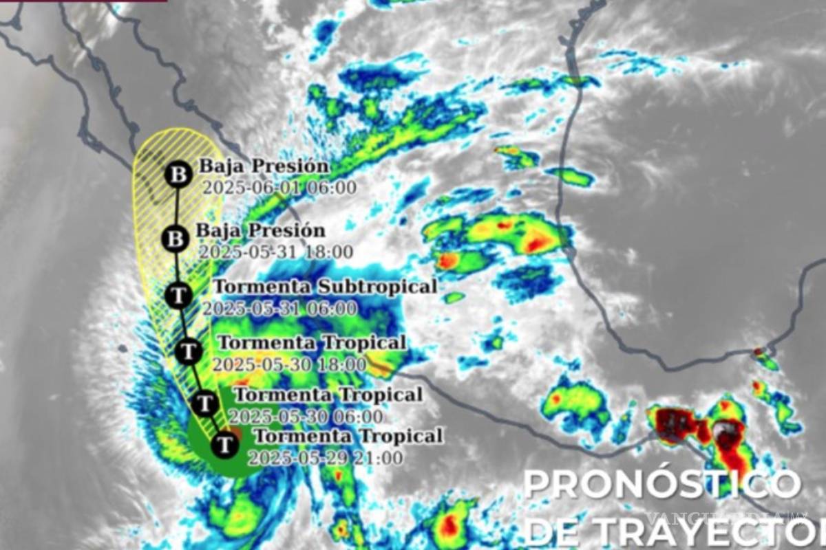 Tormenta tropical ‘Alvin’ se intensifica; afectará a estados de México con lluvia