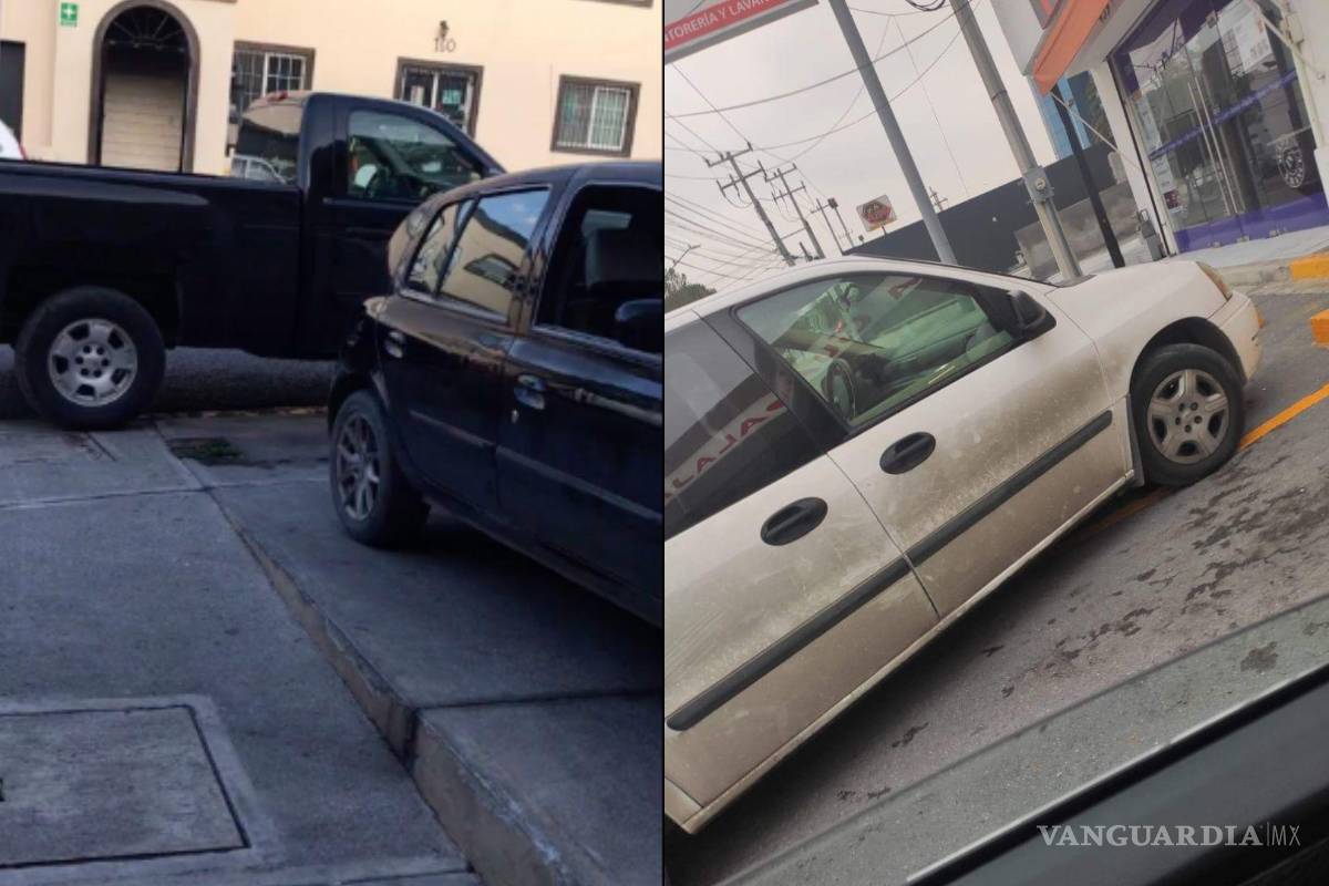 Exhiben a conductores de Saltillo que se estacionan mal; se podría retirar o remitir el auto: Reglamento
