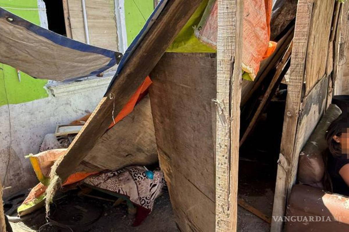 Colapsa tejabán sobre niño de 12 años mientras dormía en Ramos Arizpe; resultó lesionado