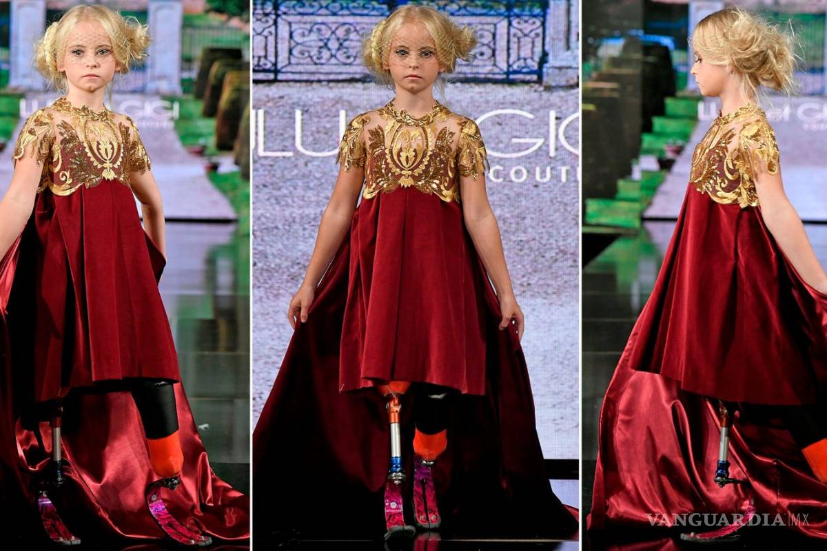 Niña con ambas piernas amputadas cumplió su sueño, desfilar en el New York Fashion Week