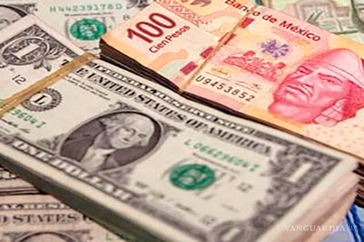 Peso opera en negativo tras 4 jornadas de ganancias; dólar, en 18.93 unidades