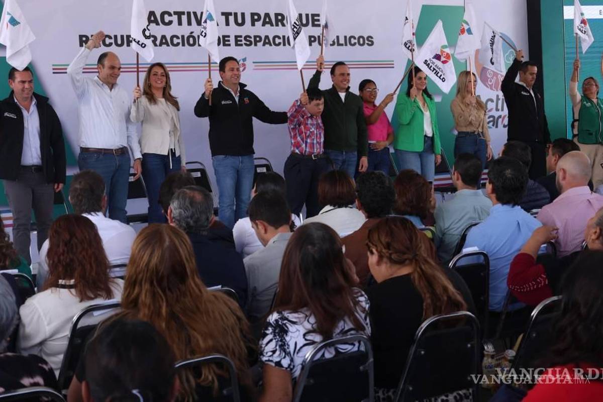 Saltillo: programa Activa tu Parque rehabilitará entre 12 y 13 plazas este año