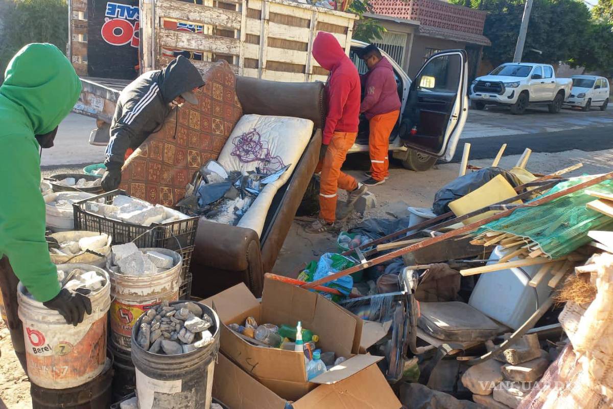Torreón: retiran más de 300 toneladas de basura en operativo del Descacharre