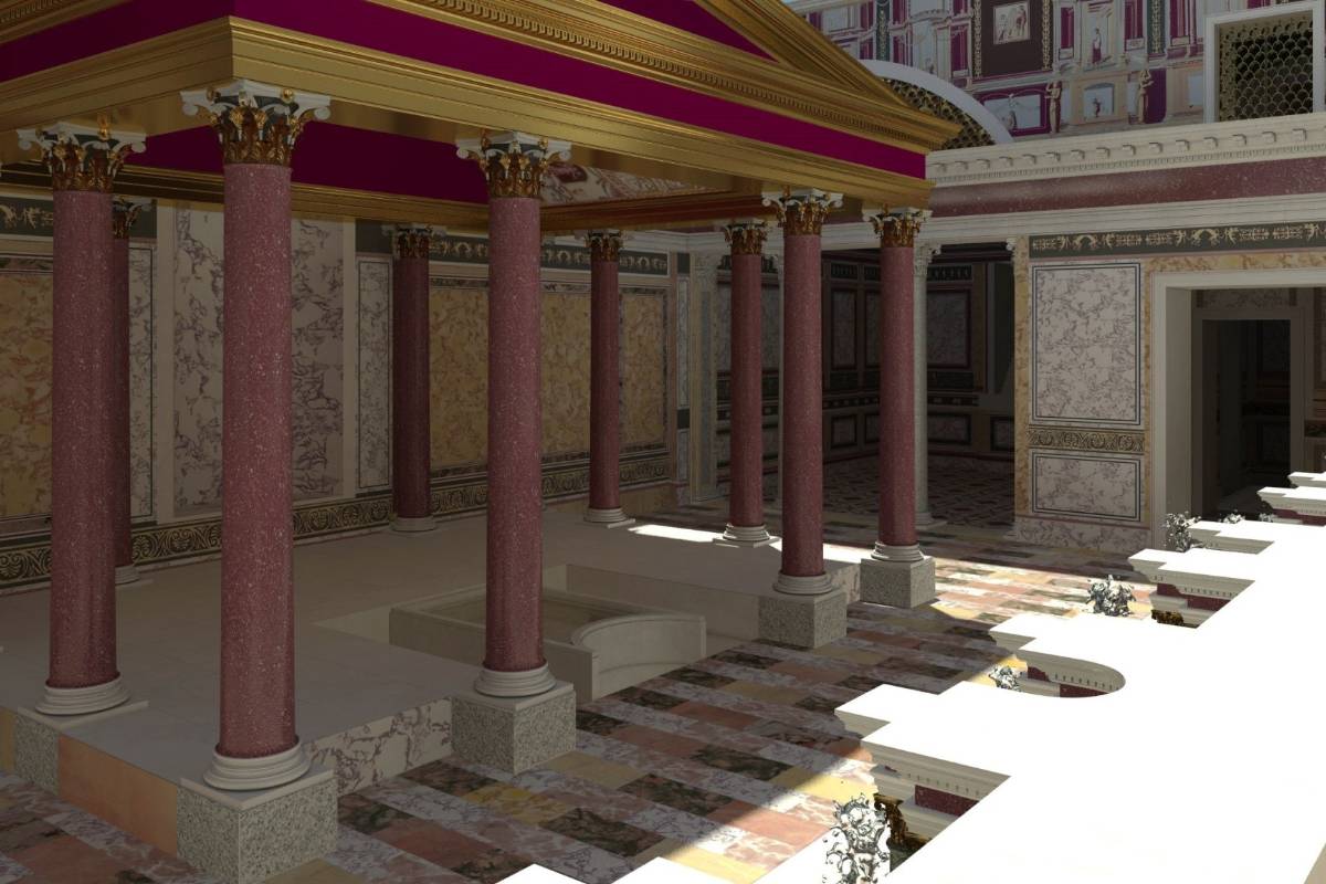 $!Domus Transitoriam, primera casa del suntuoso sueño de Nerón abre sus puertas a las visitas