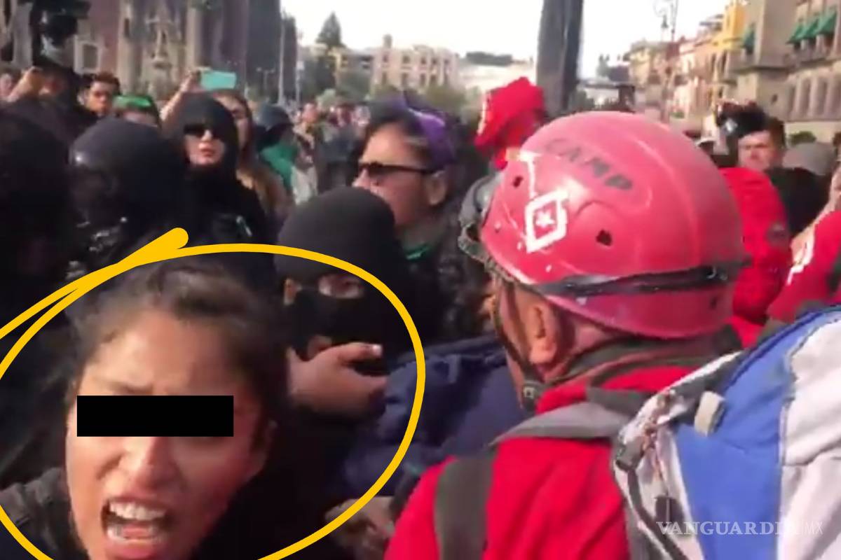 La verdadera historia tras el ataque con bombas molotov en marcha del 8M frente a Palacio Nacional