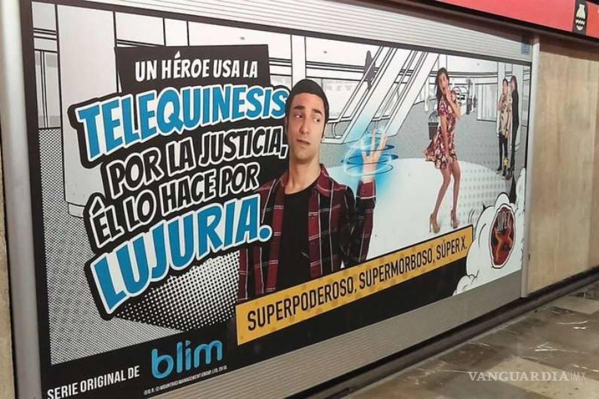 'Súper sexista' la publicidad de Súper X en el Metro de la CDMX