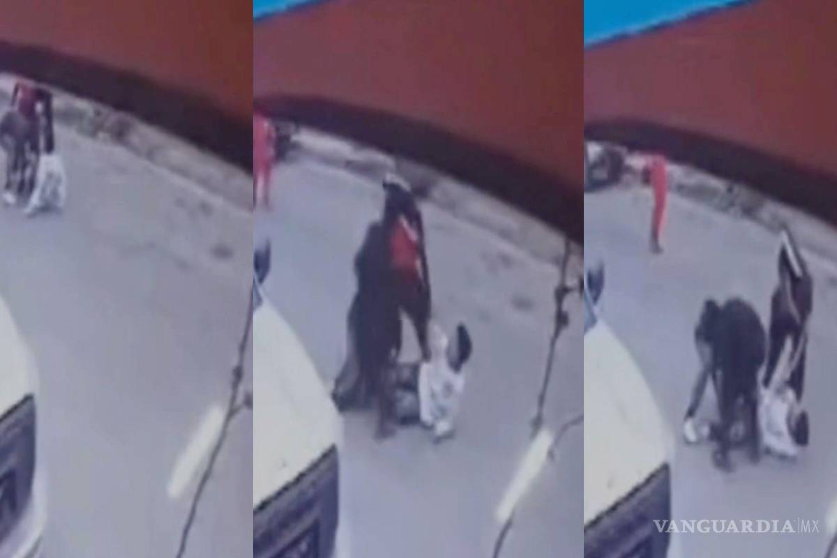 Asaltan y golpean a estudiante en Piedras Negras, le quitan sus tenis y mochila (video)