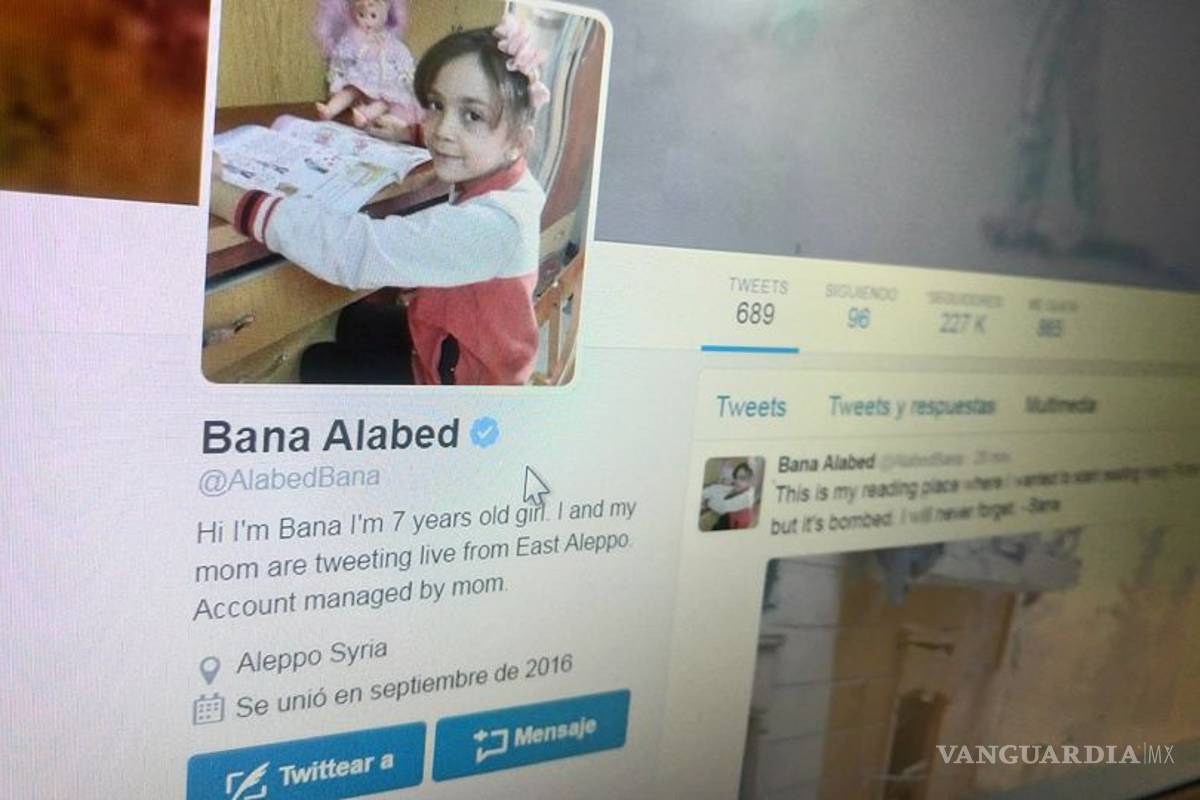 Bana Alabed, la niña que narra vía Twitter la Guerra en Alepo