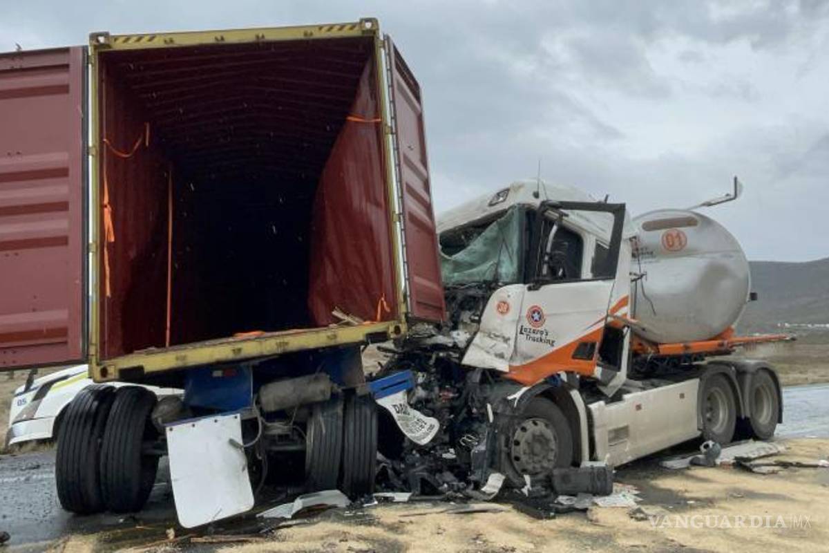 $!A pesar de la intención de frenar, el transportista no pudo hacerlo.