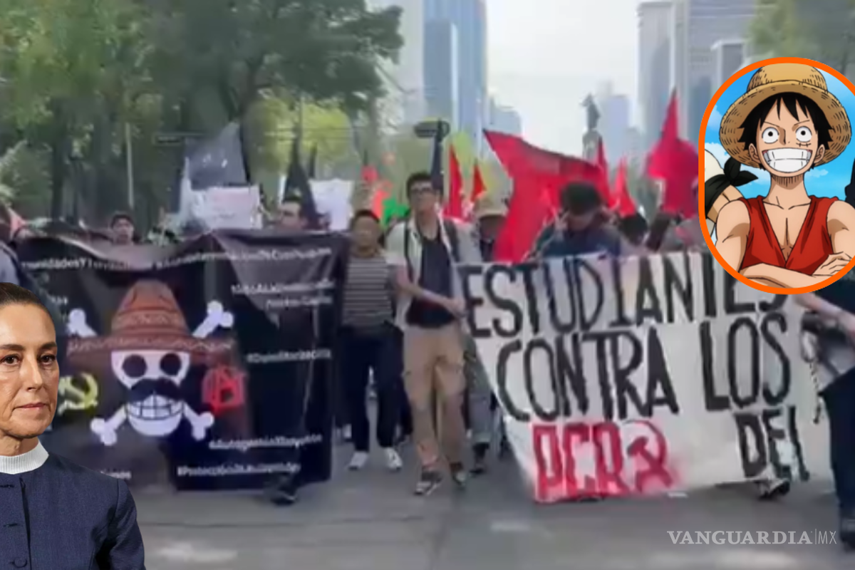 ¿Luffy llegó a México? Protesta en la CDMX utiliza bandera de la ‘Generación Z’