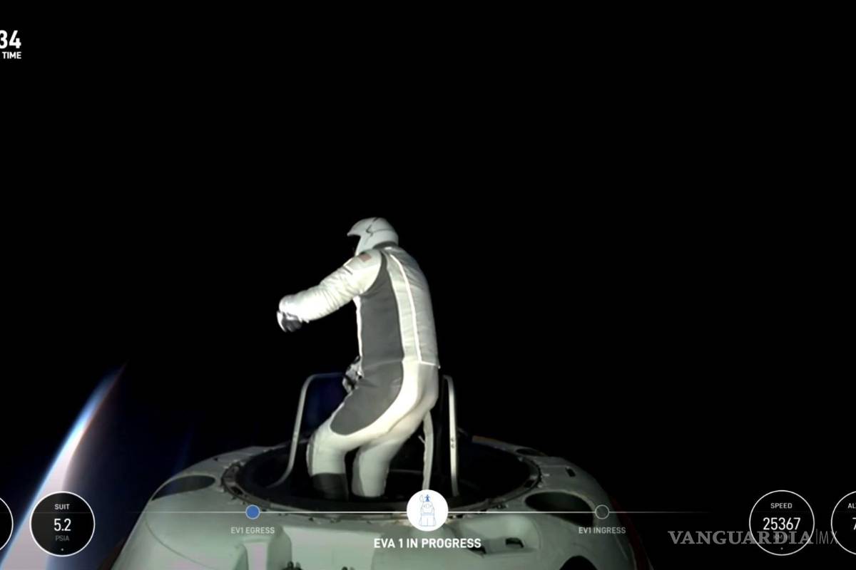 ¡Histórico!, el multimillonario Jared Isaacman y la ingeniera Sarah Gillis, de la misión Polaris Dawn, realizan la primera caminata espacial privada