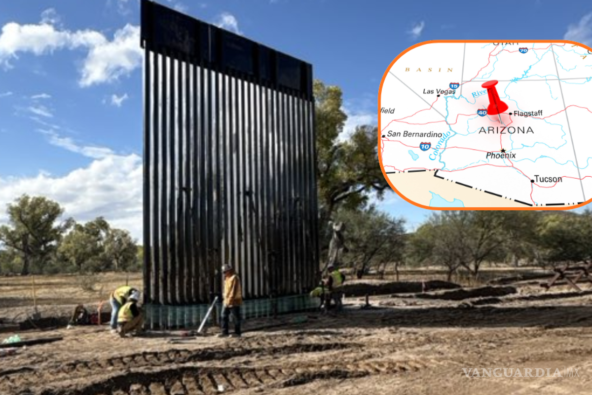 Reanudan construcción del Muro Fronterizo entre Estados Unidos y México, en Arizona