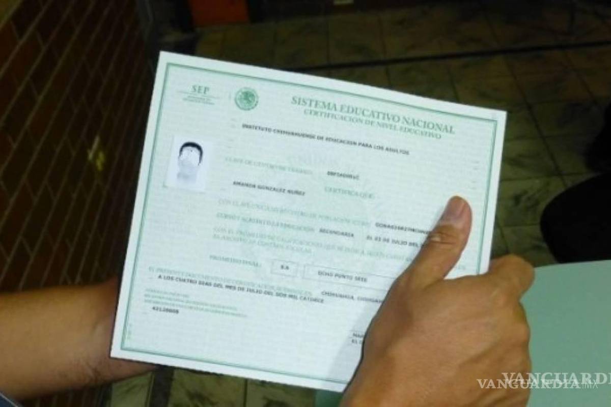 Advierte Sedu Coahuila por ventas de certificados sin válidez en redes sociales
