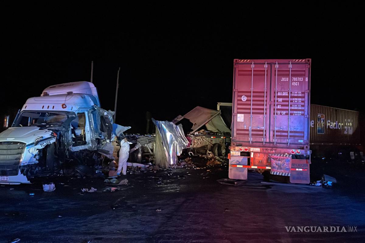 Muere trailero tras accidente en la Saltillo–Zacatecas; tres quedan gravemente heridos
