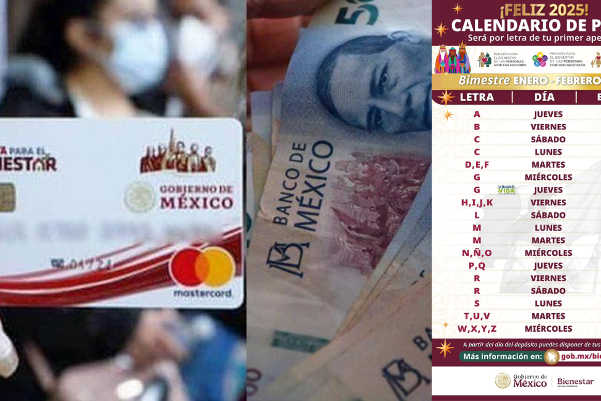 Inicia el pago de la Pensión de Bienestar 2025: ¿Quiénes recibirán el pago de los 6 mil 500 pesos a partir del 2 de enero?