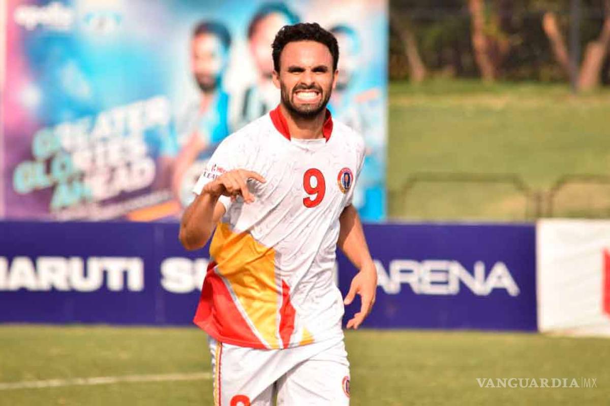 $!Enrique Esqueda se conforma con el subcampeonato de la Liga de India pero es goleador con su club
