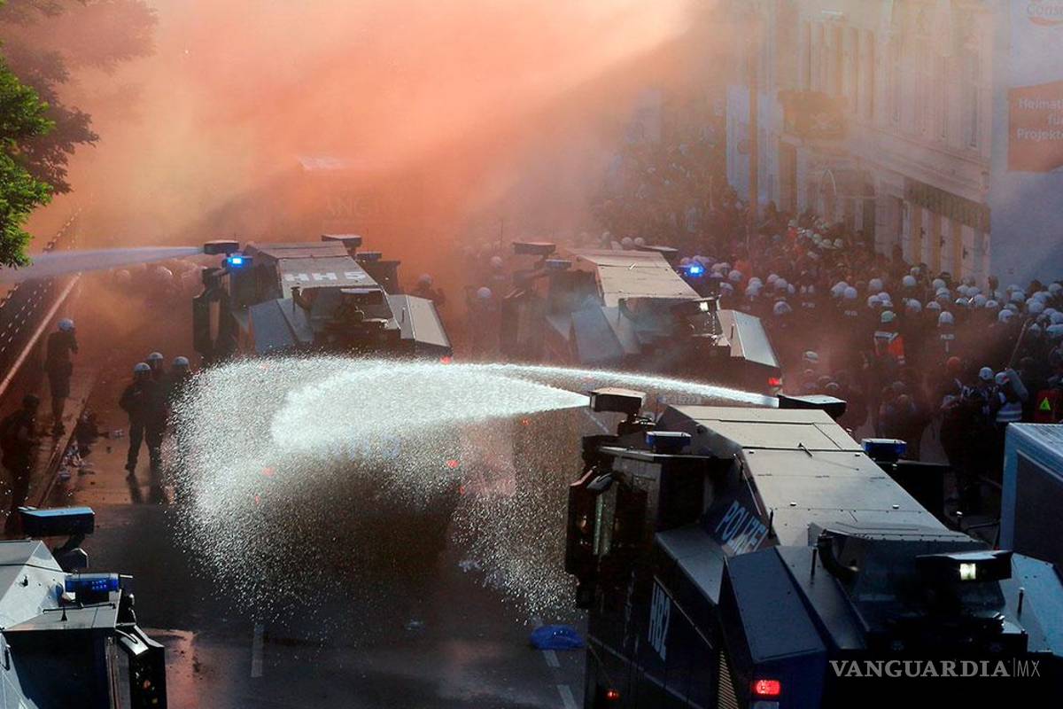 Continúan manifestaciones en Hamburgo por G20