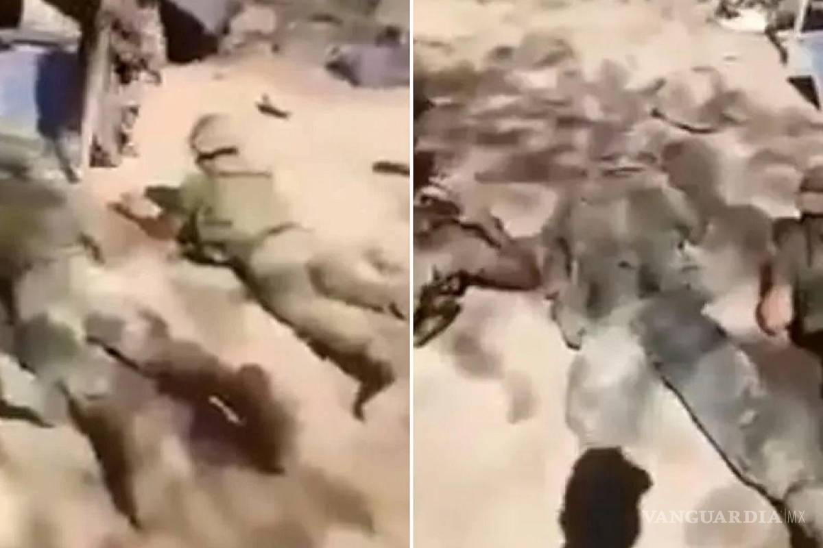 ‘No que muy ver..’... Sicarios someten a militares y los obligan a liberar a criminales detenidos (video)