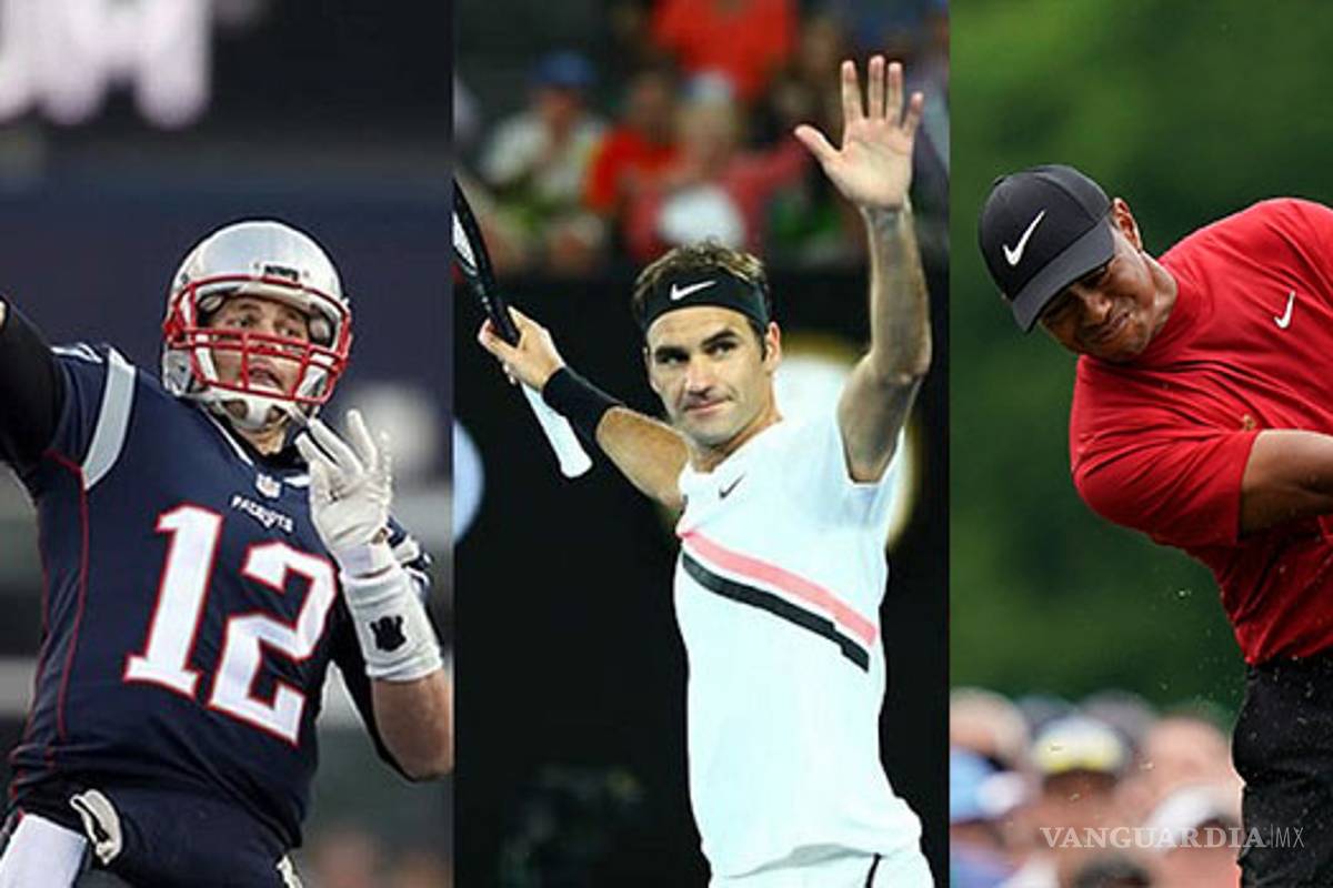 Woods, Federer, Brady: la veteranía al poder