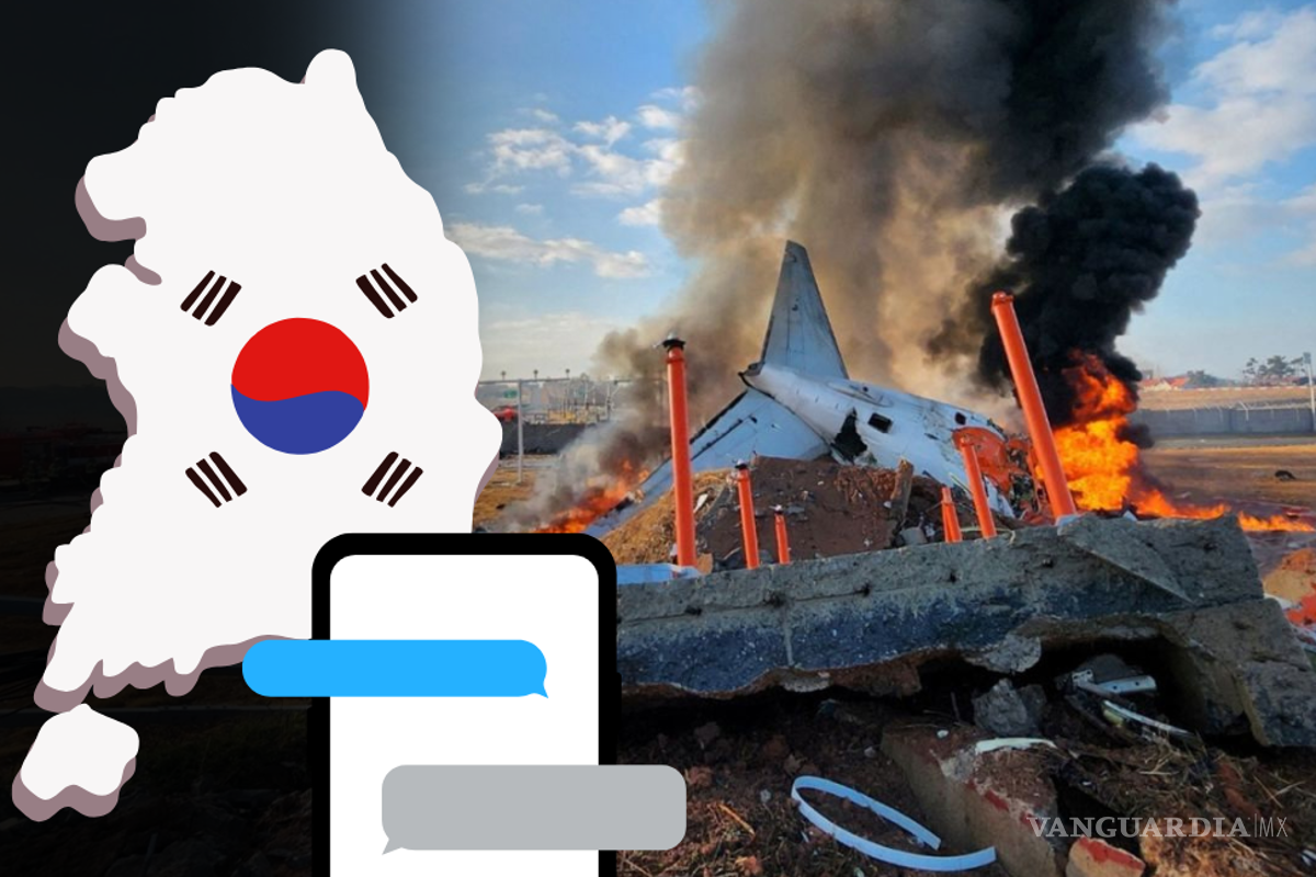 ‘No contestaste. Mamá, te amo’: Revelan últimos mensajes de pasajeros de avión 7C2216 de Corea del Sur