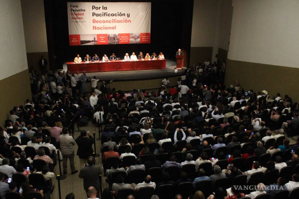 Cancelan foros de paz por falta de organización y recursos