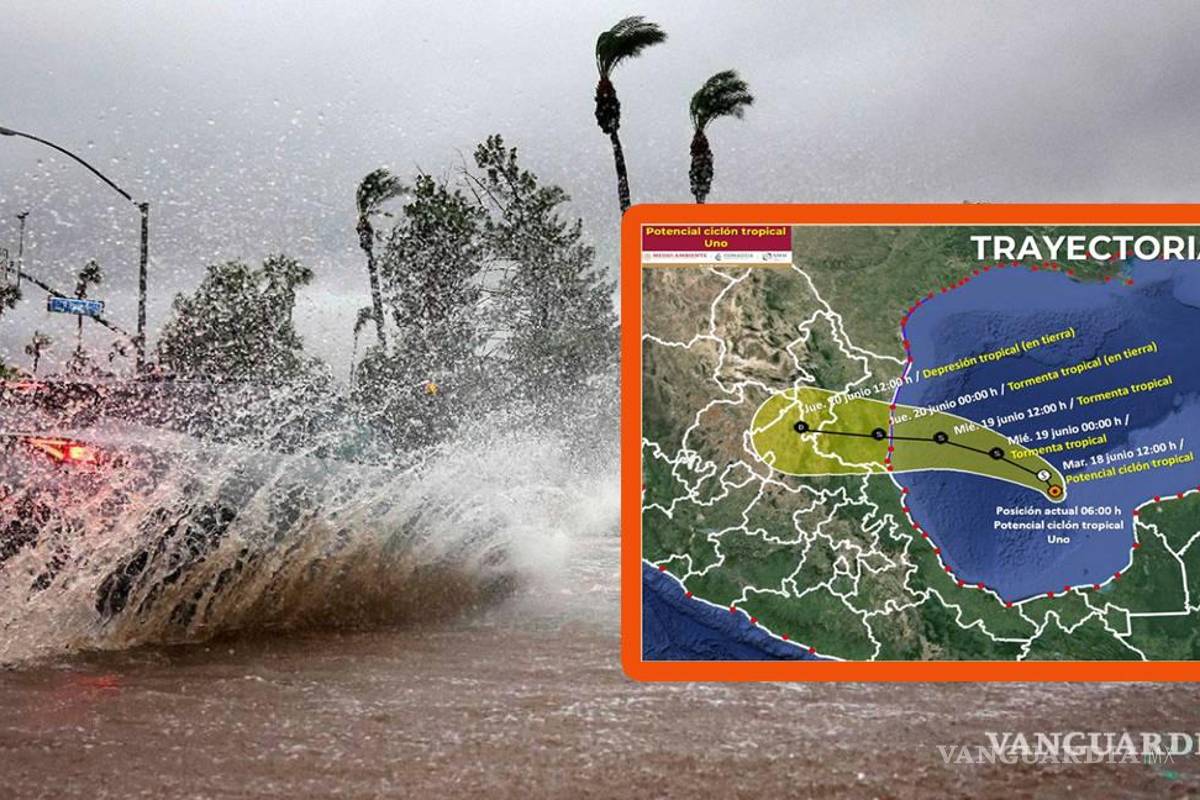 Prepárese... Ciclón Tropical Alberto amenaza con tocar tierra en México; junto a Canales de Baja presión, azotarán con fuertes lluvias, granizadas e inundaciones