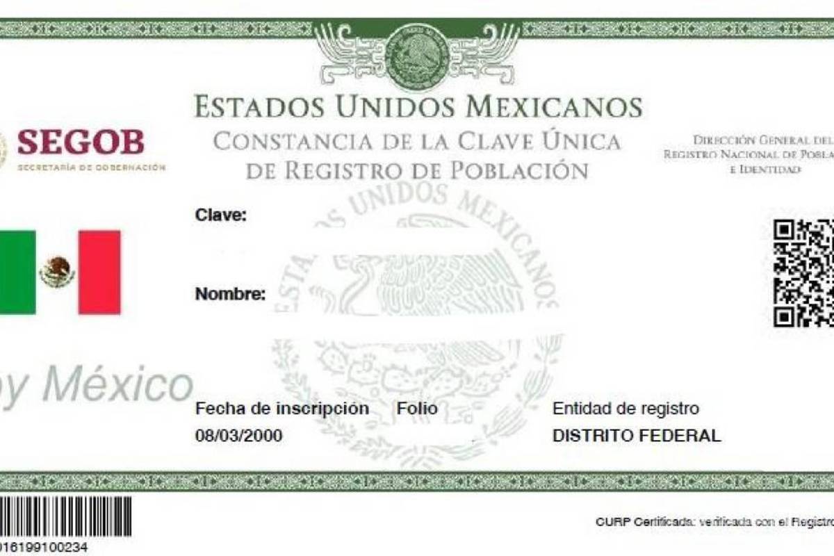 CURP certificada 2024... ¿Cómo tramitarla por primera vez y qué requisitos te piden?