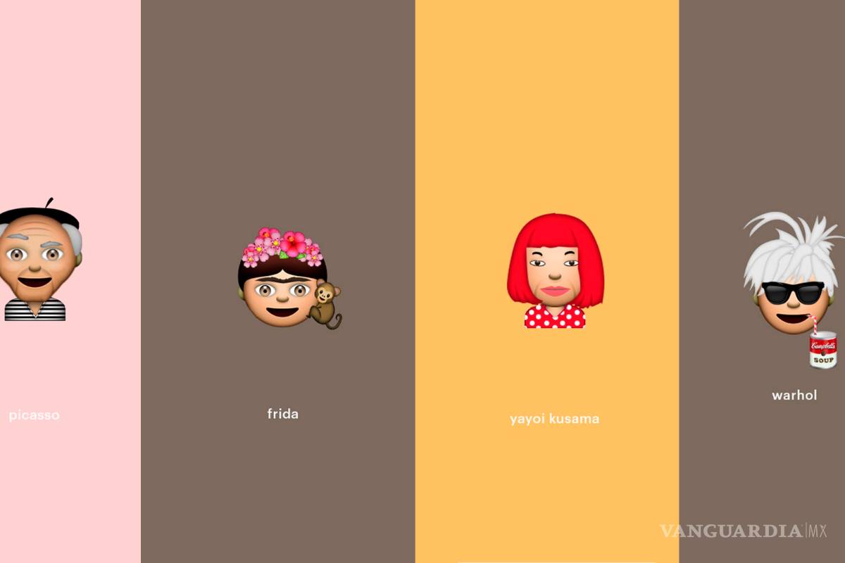 Dalí, Frida Kahlo, Warhol: Los emojis de artistas que tienes que ver