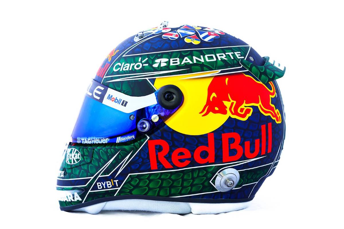 Checo Pérez utilizará un casco ‘latinoamericano’ para el GP de Miami