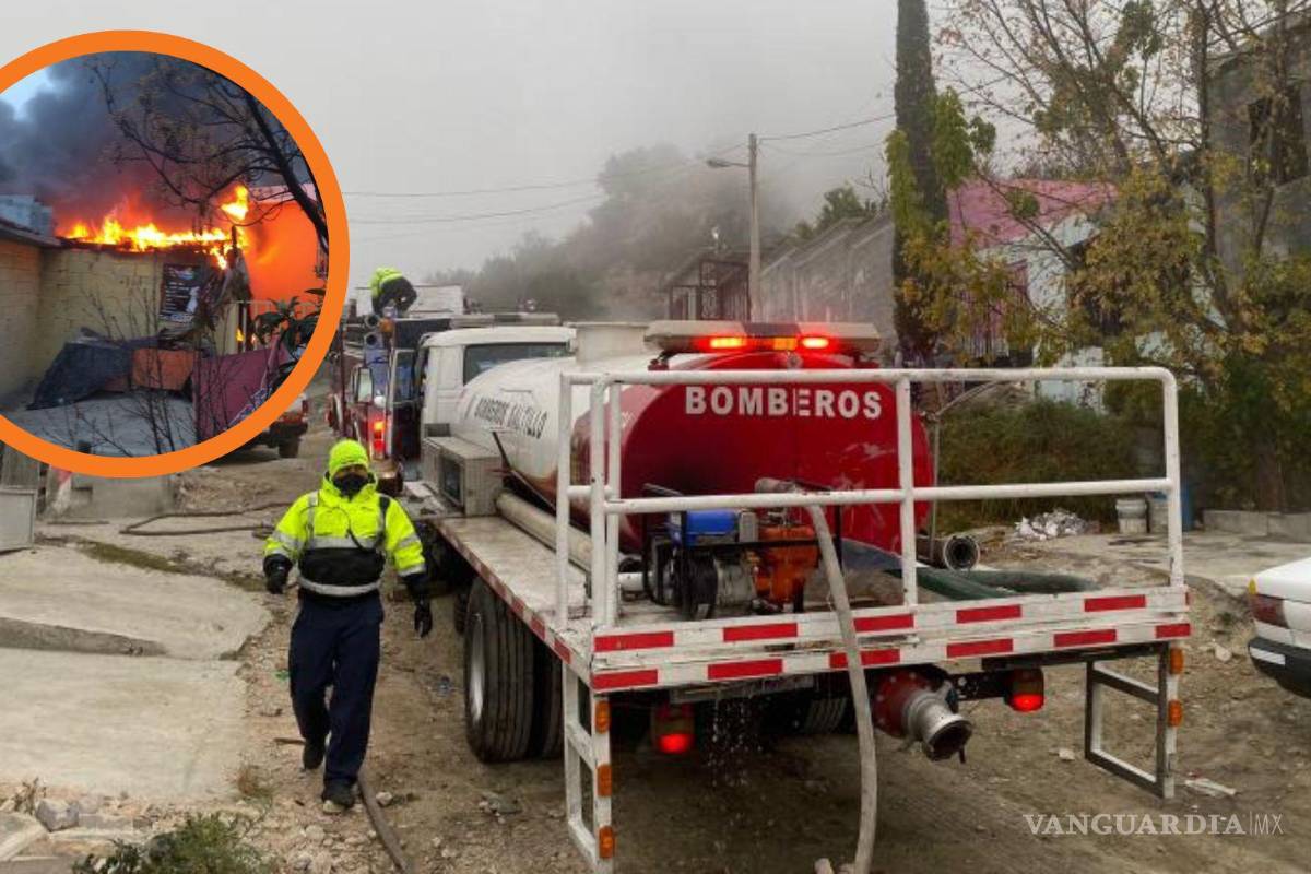 Saltillo: mujer rescata a su madre de morir en incendio; calentador causa accidente