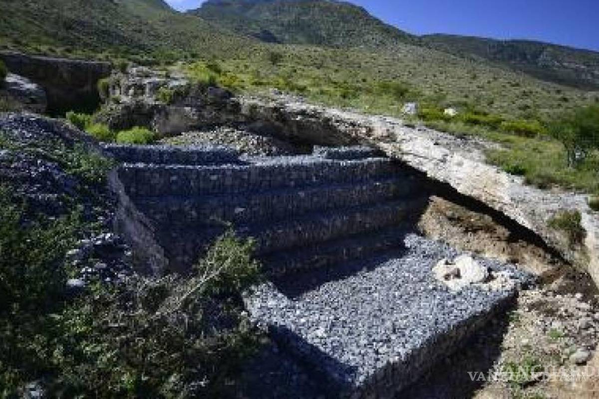 En planeación, 50 nuevas presas de gaviones entre Saltillo y Arteaga