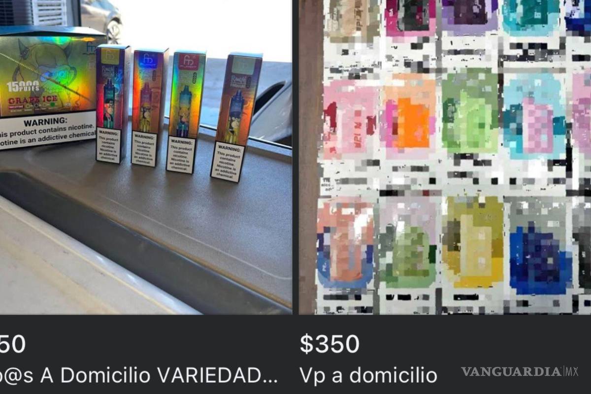 $!Venta de vapeadores a domicilio a través de Facebook Marketplace.
