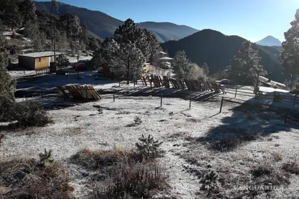 Sierra de Arteaga: reportan temperaturas de hasta -6 grados