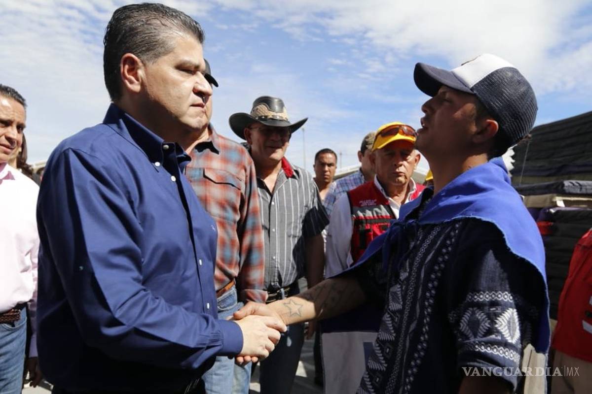 Se otorgará la ayuda humanitaria a migrantes, pero también se hará cumplir la ley: Miguel Riquelme