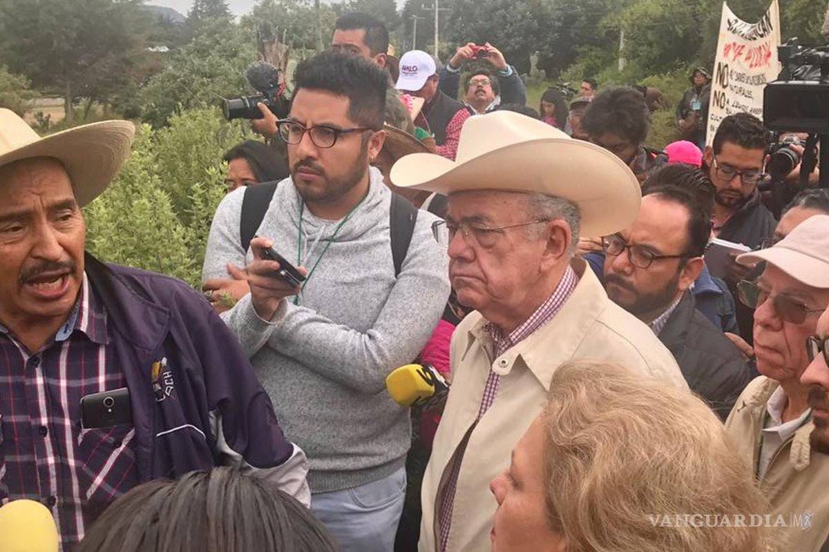Ejidatarios exigen cancelar NAIM sin hacer consulta