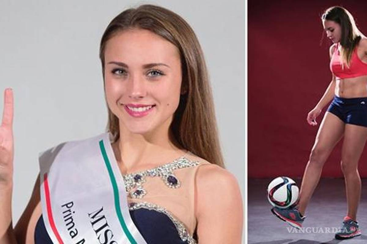 Debora Novellino; de jugar futbol a Miss Italia (fotos y video)
