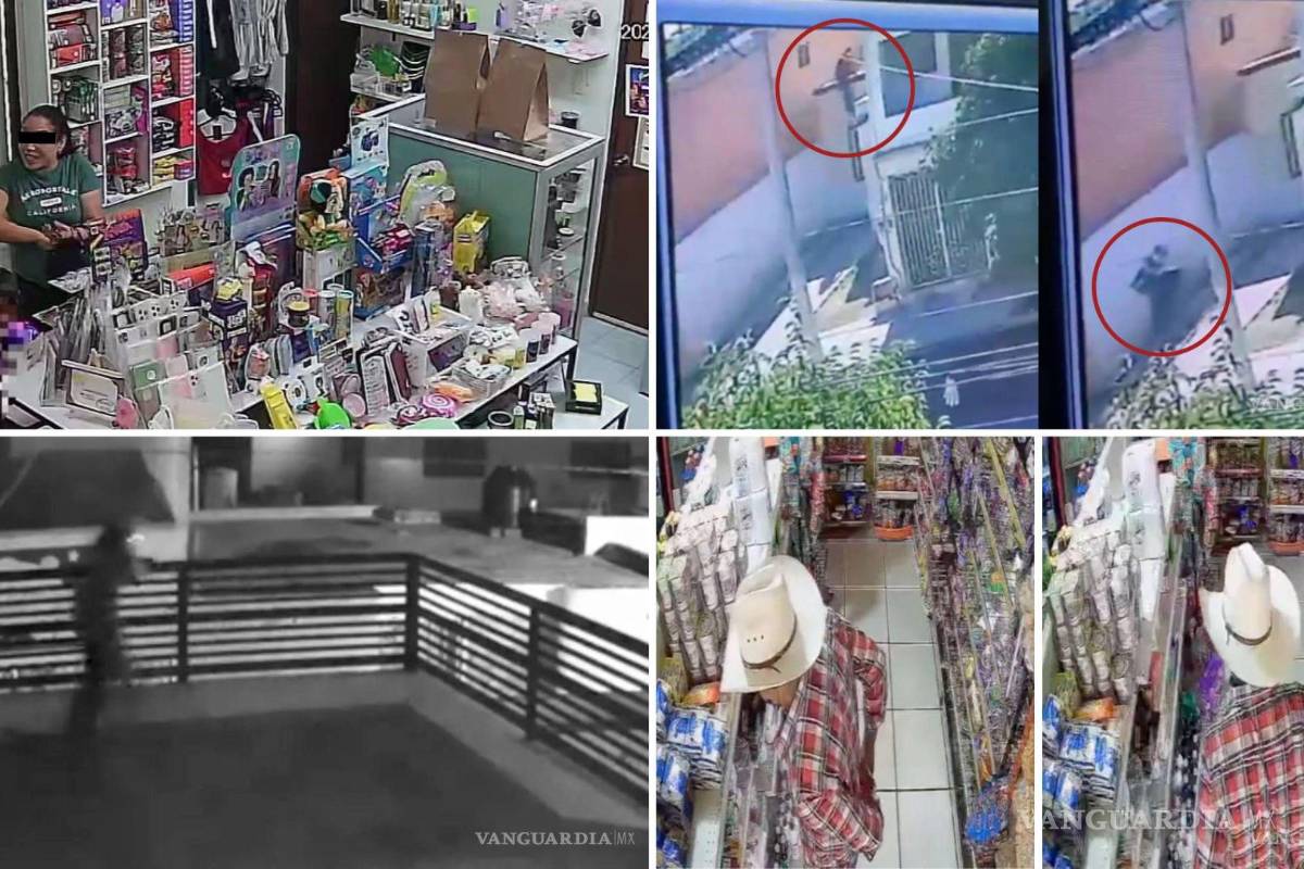 ¡Atrapados por las cámaras! Ladrones en Saltillo que han sido expuestos en los últimos tres meses (videos)